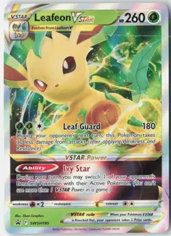 Leafeon VSTAR - Promo SWSH: Sword & Shield Promo Cards SWSH195 NM - Image 1