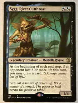 MTG / Sygg, River Cutthroat / ZNC / #103 / Regular / Rare / NM - Image 1