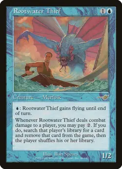 1x *FOIL* Rootwater Thief LP Nemesis Rare, English - Image 1