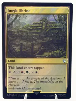 Jungle Shrine SURGE FOIL 0406 FFVII Final Fantasy Triome Land MTG 2025 Eng NM - Image 3