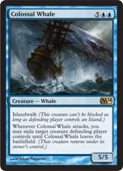 4x Colossal Whale ~ Near Mint Magic 2014 M14 MTG Magic x4 4 UltimateMTG Playset - Image 1