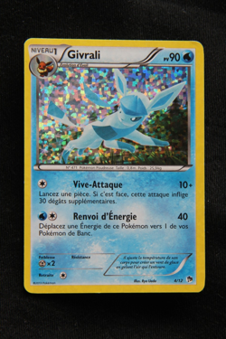 Pokemon "Givrali / Glaceon" 4/12 *Holo* McDonald's 2013 - French - Light Played - Image 1