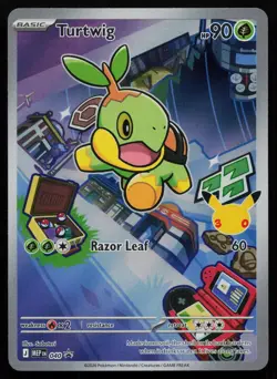 Turtwig - 040 Mega Evolution Promo MEP Holo Promo First Partner Pokemon NM - Image 1
