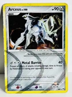 Arceus AR9 Secret Holo Rare Platinum Arceus Pokemon Card - Image 1