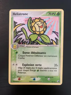 Carte Pokemon : Heliatronc 16/115 Holo EX Forces Cachees Francaise - Image 1