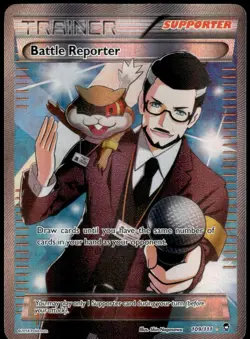 Battle Reporter 109/111 Furious Fists Ultra Rare LP Pokemon 2014 - Image 1