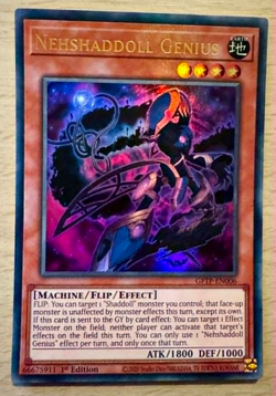 Yu-Gi-Oh! Nehshaddoll Genius GFTP-EN006 Ultra Rare 1st Edition - Image 1