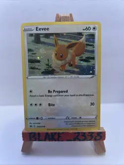 Eevee SWSH190 SWSH: Sword & Shield Promo Cards Holo LP Print Line - Image 1