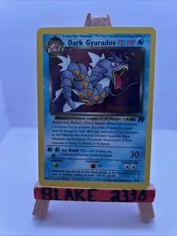 Dark Gyarados (Prerelease) 8/82 Holo WoTC Promo - Pokemon Card - LP++ - Image 2