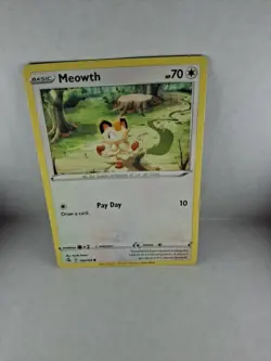 Meowth 199/264 Fusion Strikes Pokemon TCG Card - Image 1