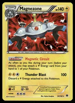 Pokemon Cards Magnezone 54/162 BREAKthrough XY Holo Rare NM - Image 1