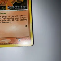 Numel 68/107 Reverse Holo EX Deoxys Pokemon English Card (MP) - Image 4