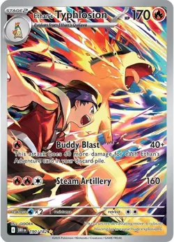 Ethan's Typhlosion - 190/182 190/182 SV10: Destined Rivals Pokemon Card NM - Image 1