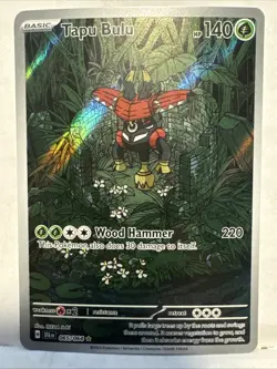 Tapu Bulu Illustration Rare 065/064 Shrouded Fable Pokemon Card - Image 1