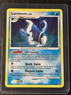 Lumineon - 4/100 - Pokemon Stormfront Holo Card MP - Image 1