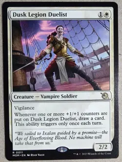 Dusk Legion Duelist - March of the Machine (MOM) - Rare Reg - NM - MTG - Image 1
