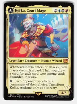KEFKA, COURT MAGE - Magic: The Gathering - TON NM/M - Image 1