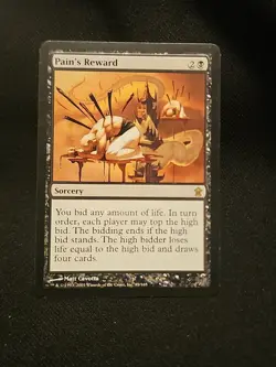 MTG 🔥🔥 Pain's Reward 🔥🔥 Saviors of Kamigawa MT/NM RARE Magic the Gathering - Image 1