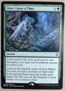 Once Upon a Time - The List Reprints (LIST) - Rare Reg - NM - MTG - Image 1