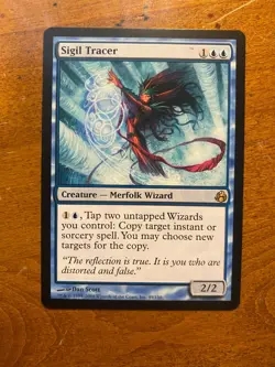 Sigil Tracer, Morningtide, MtG, Rare Merfolk Wizard - mint - Image 1