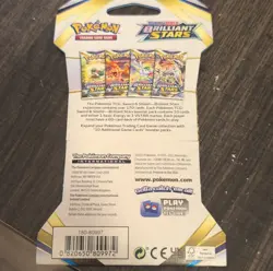 Pokemon Sword & Shield Brilliant Stars Booster Pack English 10 Cards Whimsicott - Image 2