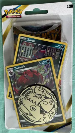 POKEMON SWORD & SHIELD BRILLIANT STARS BOOSTER PACK, ZORUA & ZOROARK PROMO - Image 1