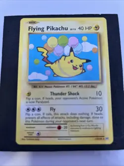 Pokemon TCG Pokemon Flying Pikachu Pikachu Secret Rare Regular A-2 - Image 3