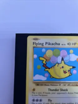 Pokemon TCG Pokemon Flying Pikachu Pikachu Secret Rare Regular A-2 - Image 4