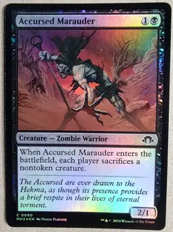 Accursed Marauder - Modern Horizons 3 (MH3) - Common Foil - NM - MTG - Image 1