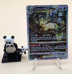 Leafeon VSTAR GG35/GG70 Holo VSTAR Rare Crown Zenith Galarian Gallery Pokemon NM - Image 1