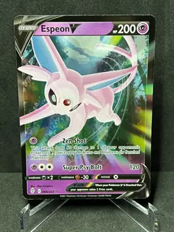 Pokemon Espeon V 064/203 Evolving Skies Holo Near Mint - Image 1