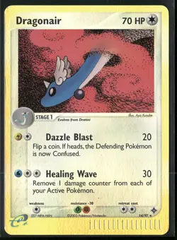 2003 Pokemon EX Dragon Dragonair Reverse Holo #14/97 LP - Image 1