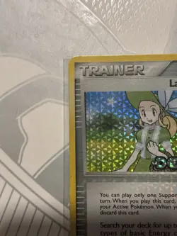 2005 Lady Outing 87/107 EX Deoxys Set Pokemon Stamp Reverse Holo Rare - Image 3