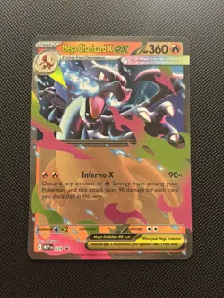 Mega Charizard X ex 029 Holo Promo ME: Mega Evolution Promo Pokemon Near Mint - Image 1