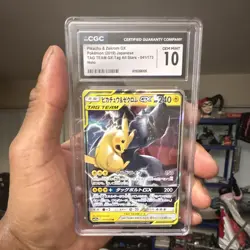 CGC 10 Pikachu & Zekrom GX SM12a 041/173 Holo JP 2019 240 HP - Image 1