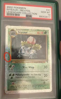 2002 Pokemon Legendary Coll. Reverse Holo Ivysaur 47/110 PSA 10 - Image 3