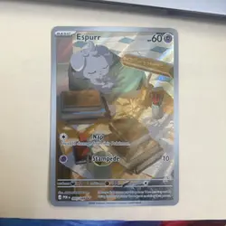 Pokemon TCG Espurr 095/088 Perfect Order Illustration Rare Holo NM 2026 - Image 1