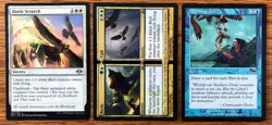 MTG 3x BIRD TRIBAL Lot: Battle Screech, Beck - Call, Airborne Aid - Image 1