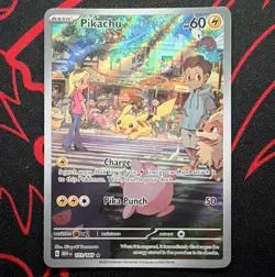 Pokemon Pikachu 173/165 Sv: Scarlet & Violet 151 Illustration Rare Holo English - Image 1