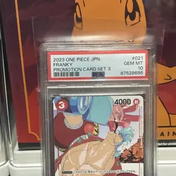 One Piece Franky Gift Collection 2023 Op01-021 Psa 10 - Image 2