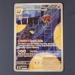 Team Rocket's Orbeetle 198/182 - DR - Illustration Rare Pokemon Card - NM - Image 1