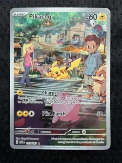 Pikachu - 173/165 - Pokemon 151 Illustration Rare Card NM - Image 1