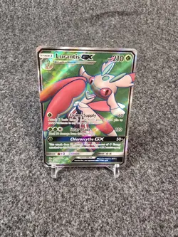 Pokemon TCG SM Base Set Lurantis GX Full Art Card #138/149 MP Condition - Image 1