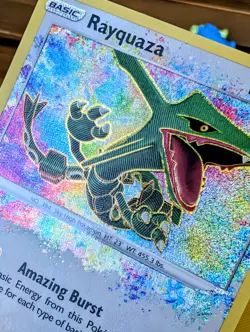 Pokemon TCG Rayquaza Holo Card Vivid Voltage 138/185 Amazing Rare NM - Image 2