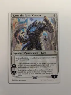 Karn, the Great Creator (White Border) Mystery Booster 2 Regular 0003 MtG - Image 1