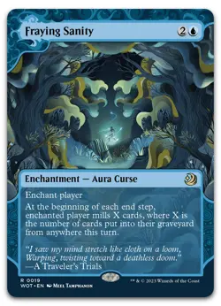 Fraying Sanity #19 (NM) Wilds of Eldraine WOT Magic MTG - Image 1