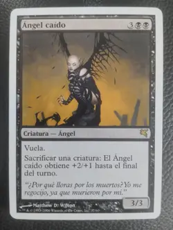 MTG FALLEN ANGEL (Angel caido) VERY RARE SPANISH GOOD Salvat-Hachette 2006 WOTC - Image 1
