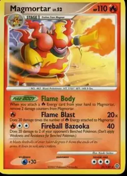 Pokemon - Magmortar - 31/132 - Rare - Secret Wonders - NM - Image 1