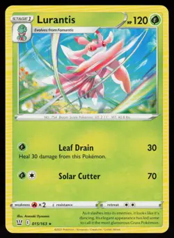Lurantis 015/163 Rare Battle Styles Pokemon Near Mint - Image 1
