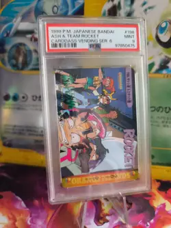 Pokemon Card carddass vending anime Japanese Ash Team Rocket #198 Misty PSA 9 - Image 1